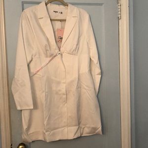 White corset size 12 misguided dress